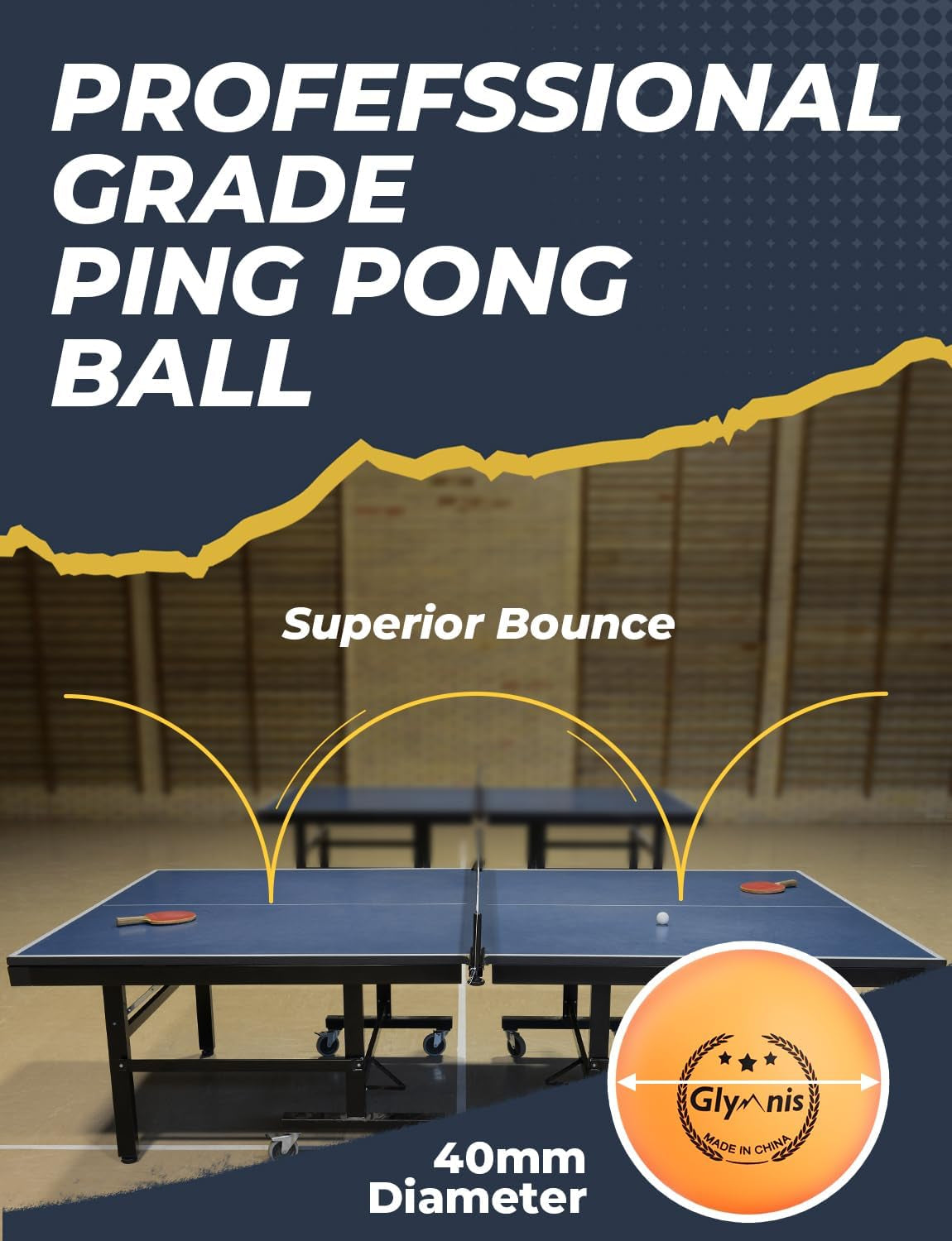 Table Tennis Set of 4 with 8 Balls, Table Tennis Paddle Set with Storage Case, Portable Ping Pong Rackets for Indoor Outdoor Games